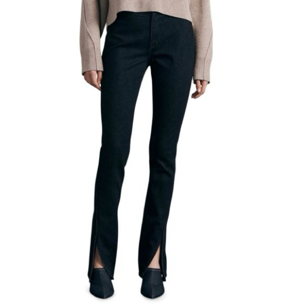 Rag & bone Black Jeans with slit